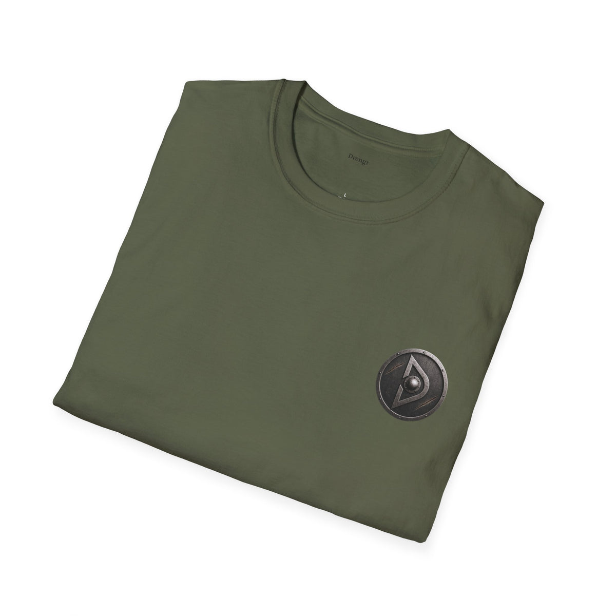 Viking Shieldman T-Shirt — Medieval Warrior Graphic Tee