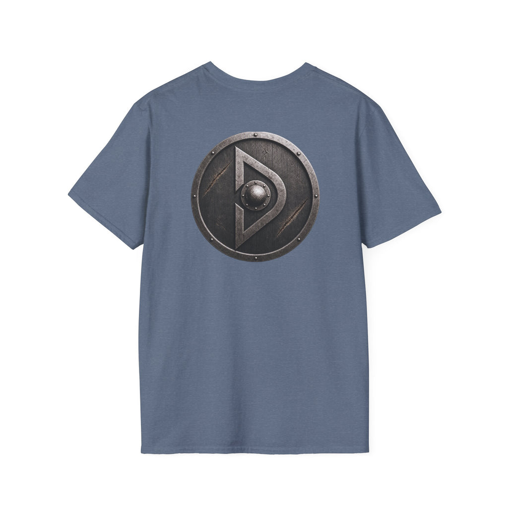 Viking Shield Logo T-Shirt | Norse Drengr Emblem Shirt