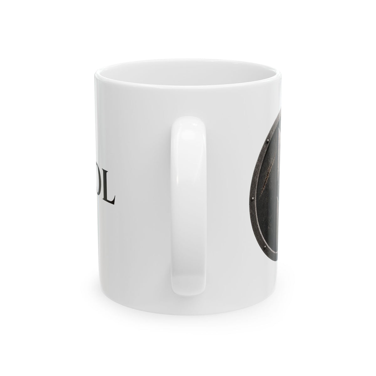 Viking Shield Mug | Ceramic Coffee Cup, Norse Warrior Shield Design