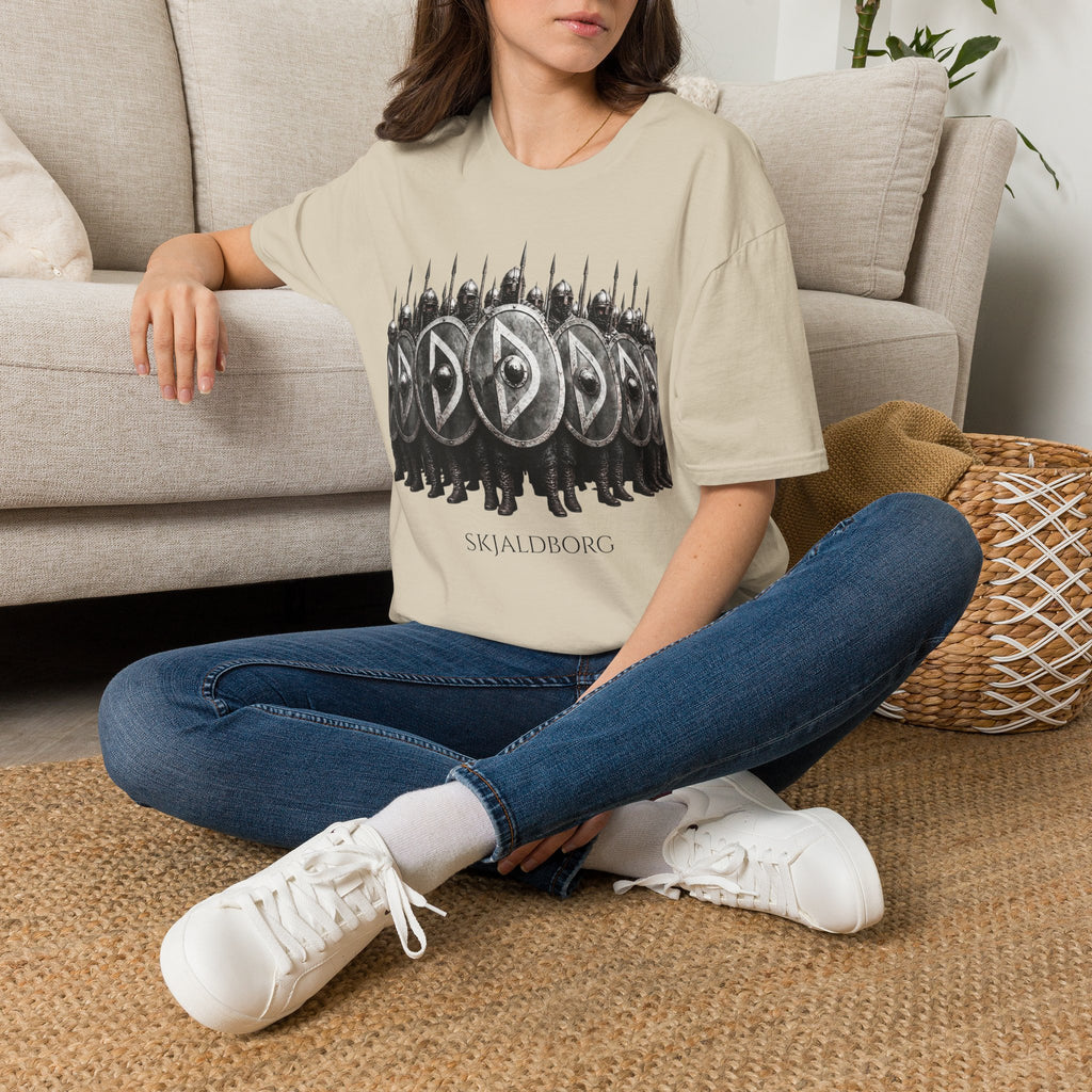 Viking Shieldwall T-Shirt | Skjaldborg Norse Warriors Graphic