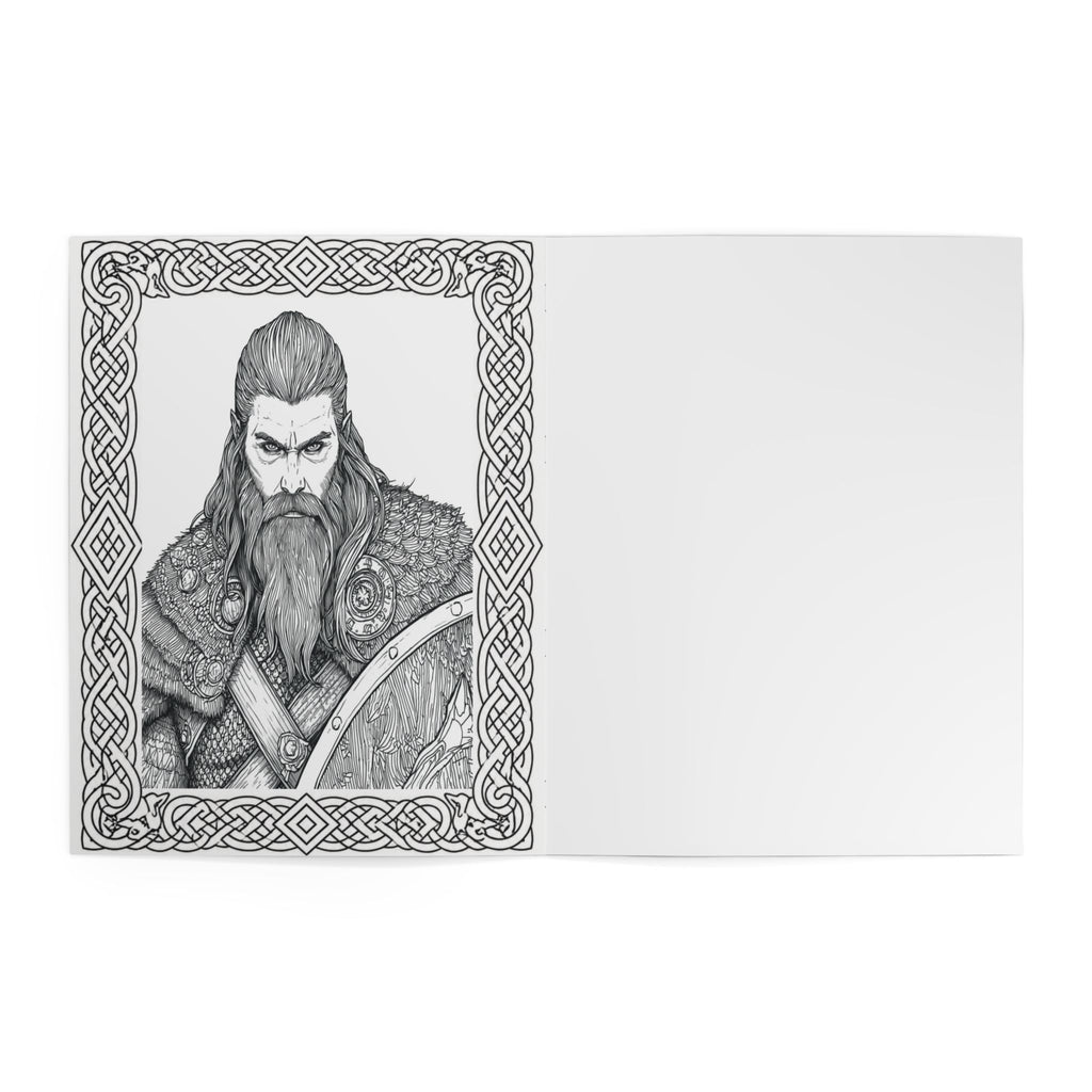 Viking Warrior Coloring Book