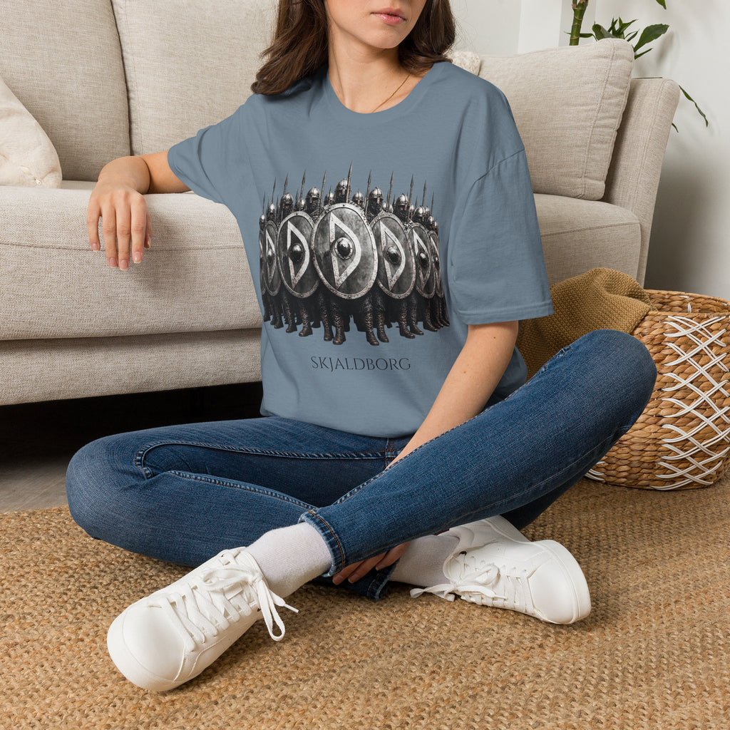Viking Shieldwall T-Shirt | Skjaldborg Norse Warriors Graphic