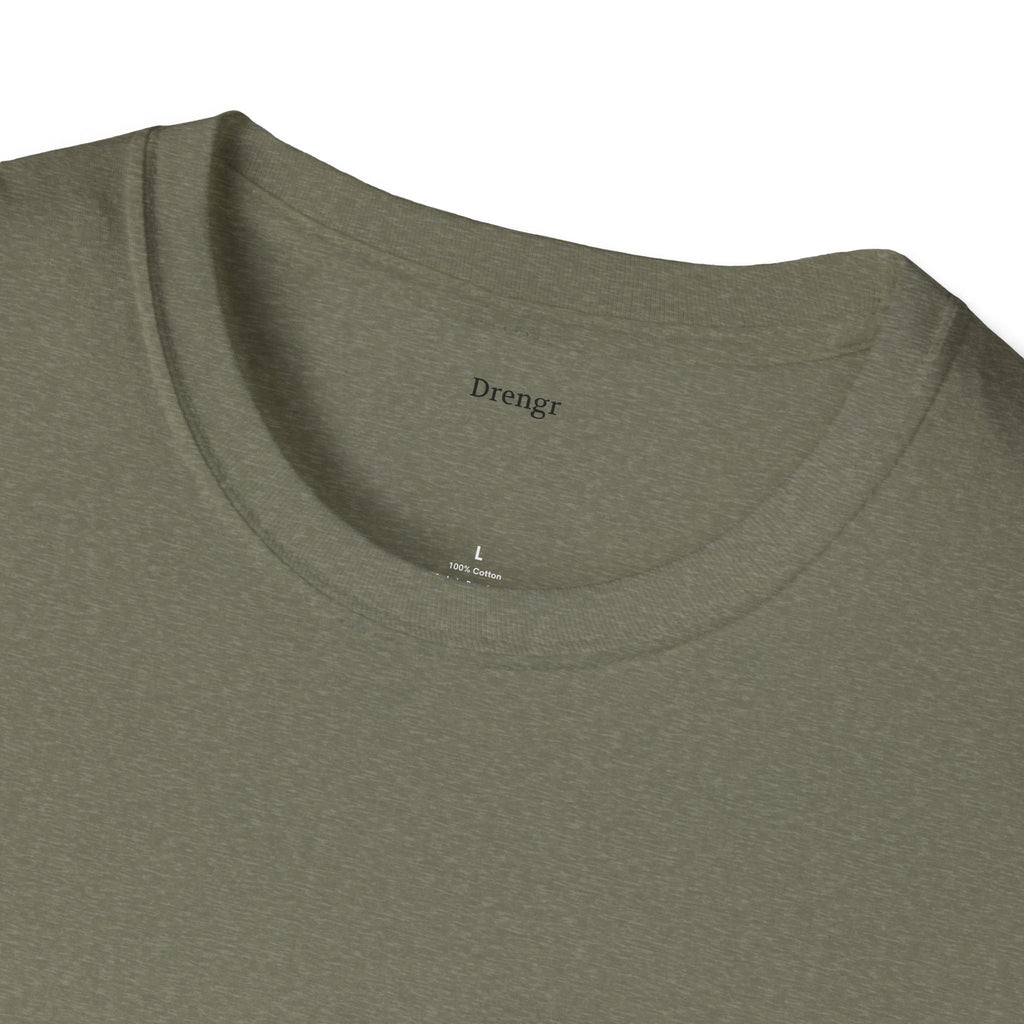 Viking Shield Logo T-Shirt | Norse Drengr Emblem Shirt