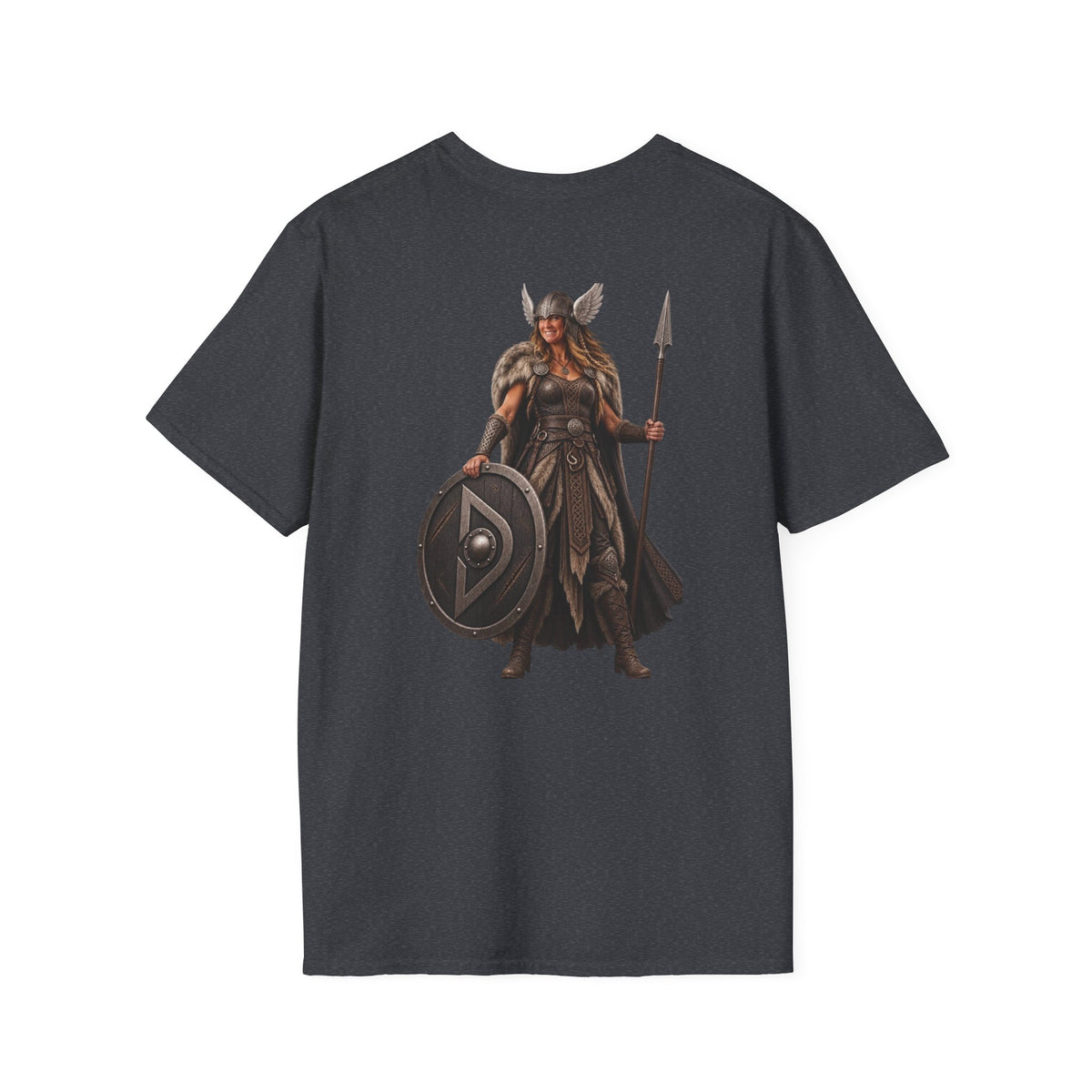 Viking Shieldmaiden T-Shirt — Norse Warrior Graphic Tee