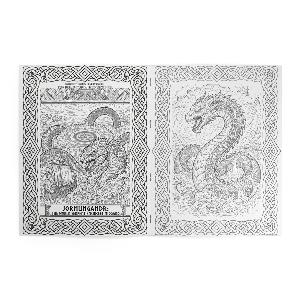 Viking Warrior Coloring Book