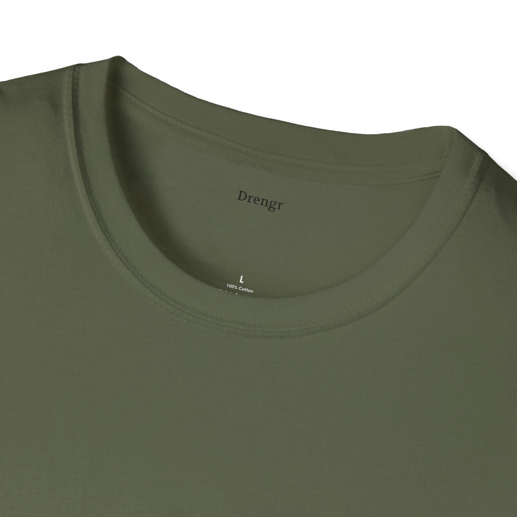 Viking Shield Logo T-Shirt | Norse Drengr Emblem Shirt