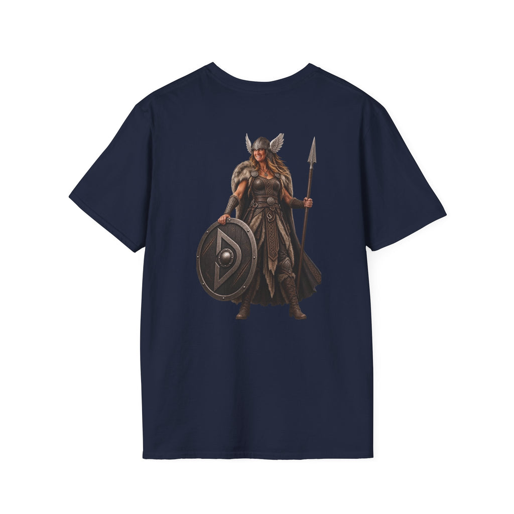 Viking Shieldmaiden T-Shirt — Norse Warrior Graphic Tee