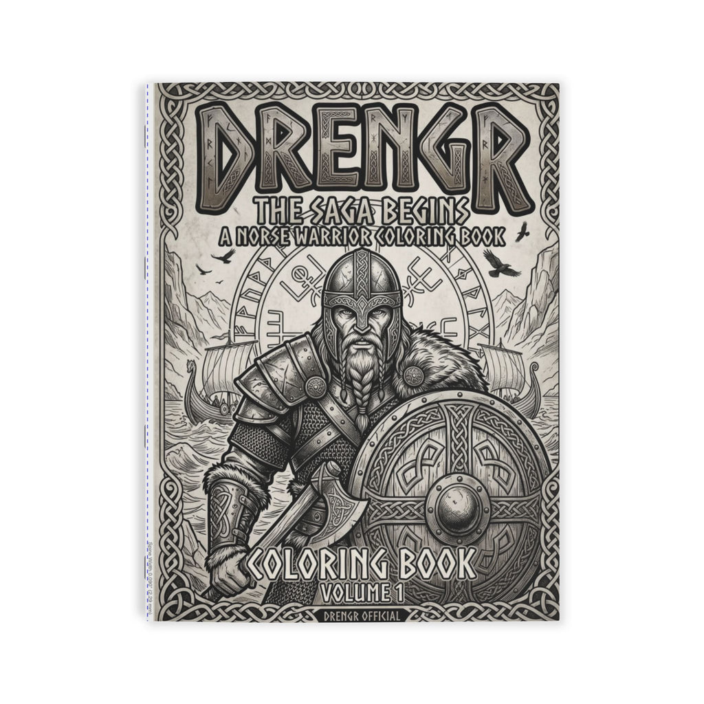 Viking Warrior Coloring Book