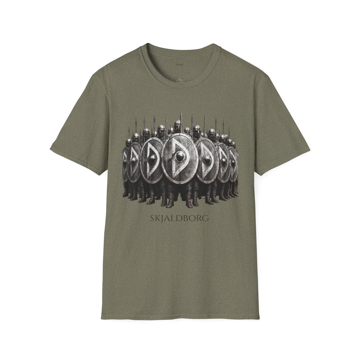 Viking Shieldwall T-Shirt | Skjaldborg Norse Warriors Graphic