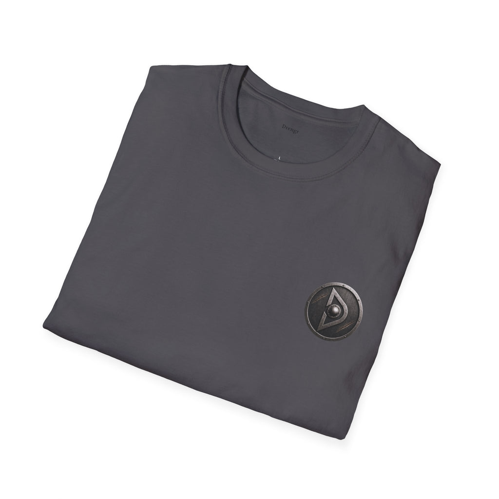 Viking Shieldman T-Shirt — Medieval Warrior Graphic Tee