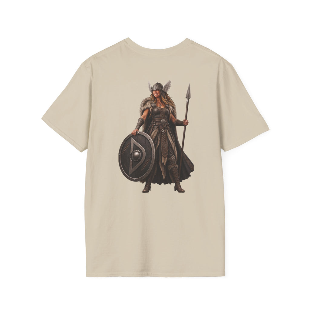 Viking Shieldmaiden T-Shirt — Norse Warrior Graphic Tee