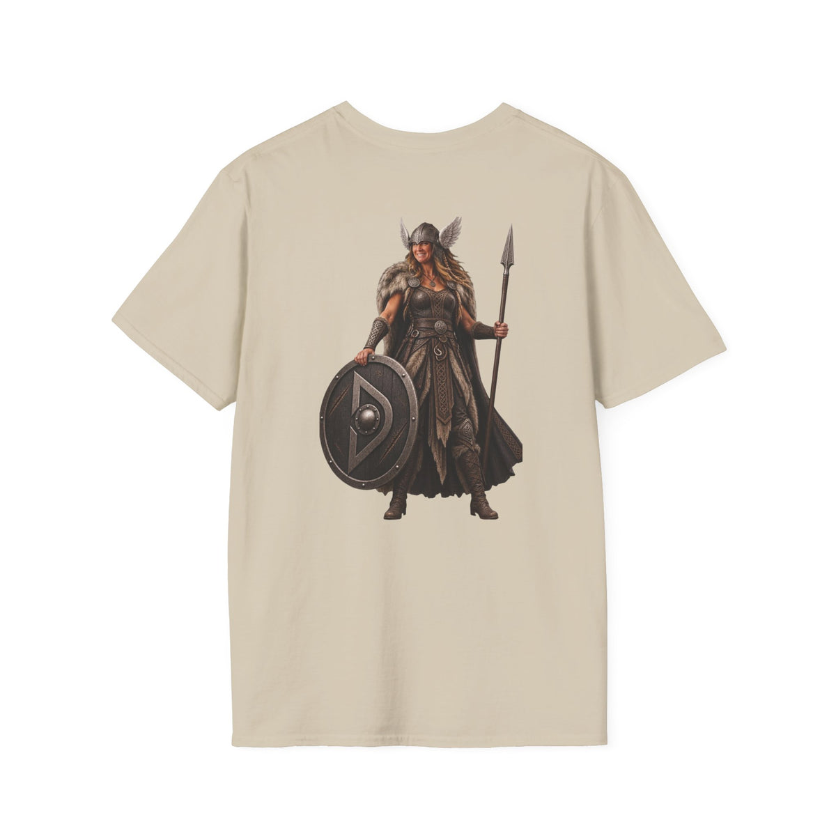 Viking Shieldmaiden T-Shirt — Norse Warrior Graphic Tee