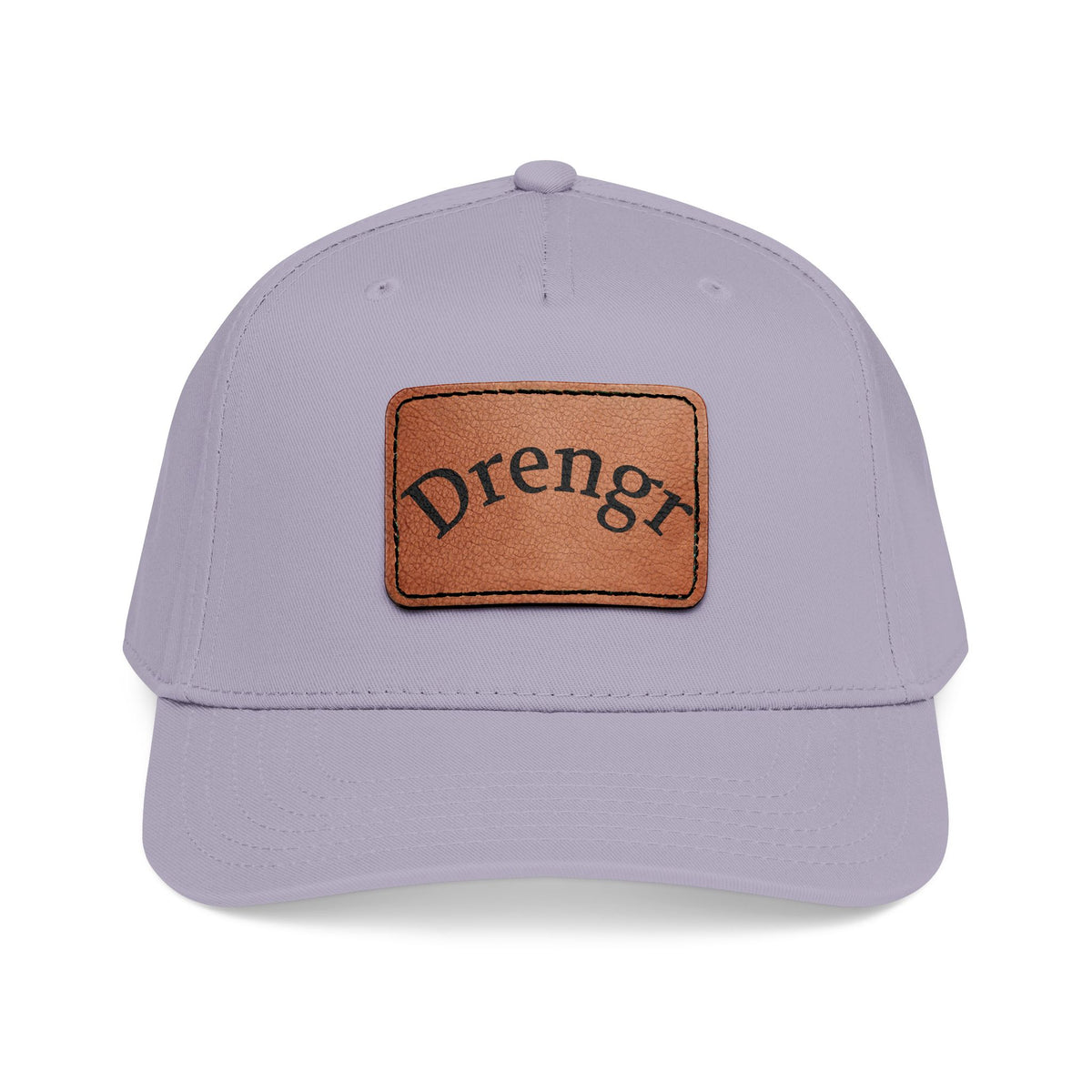 Drengr Leather Patch Baseball Cap | Rustic Viking-Inspired Design