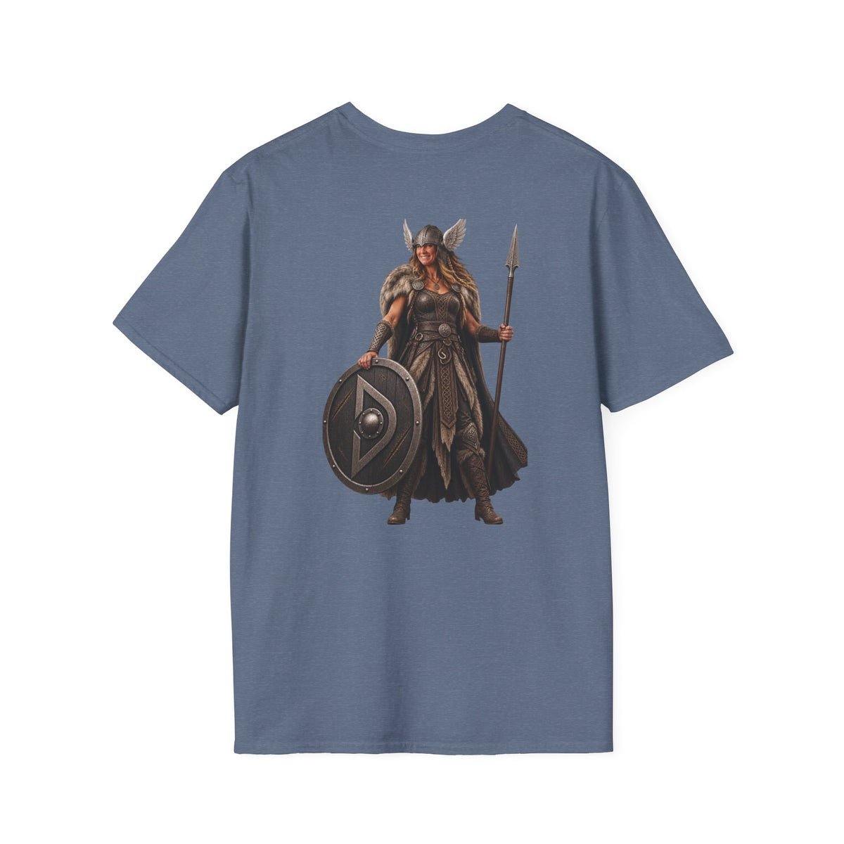 Viking Shieldmaiden T-Shirt — Norse Warrior Graphic Tee