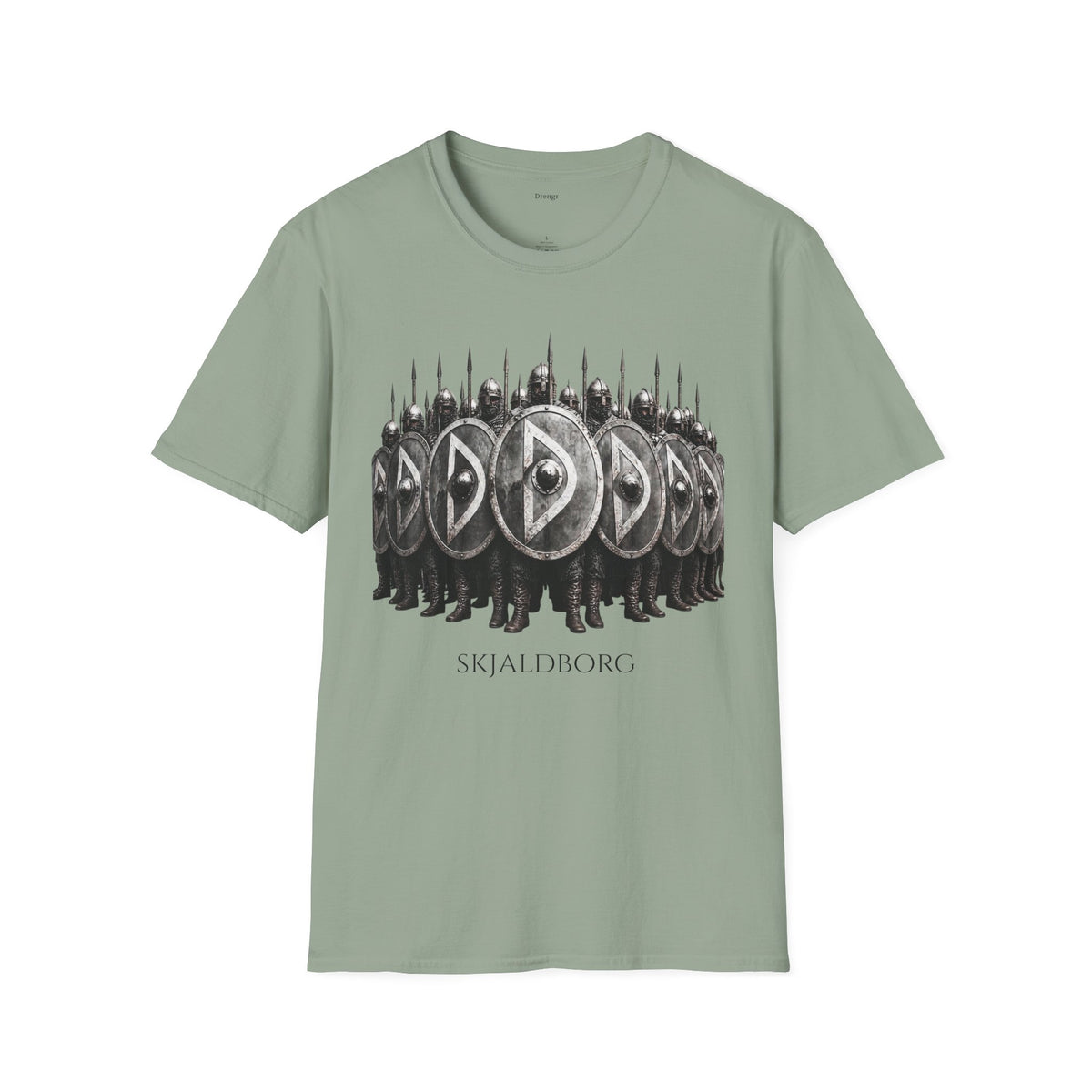 Viking Shieldwall T-Shirt | Skjaldborg Norse Warriors Graphic