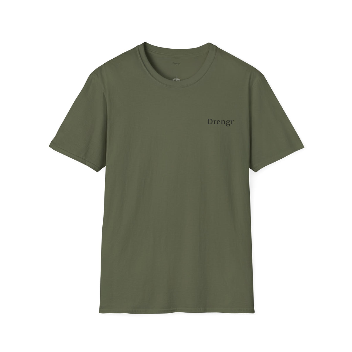 Viking Shield Logo T-Shirt | Norse Drengr Emblem Shirt