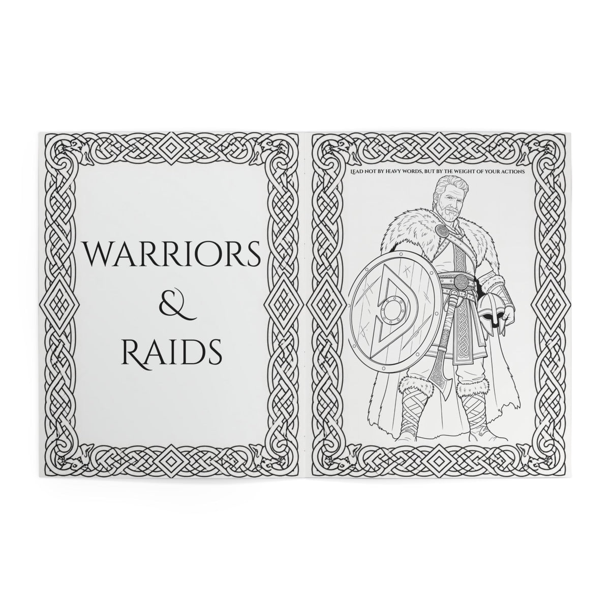 Viking Warrior Coloring Book