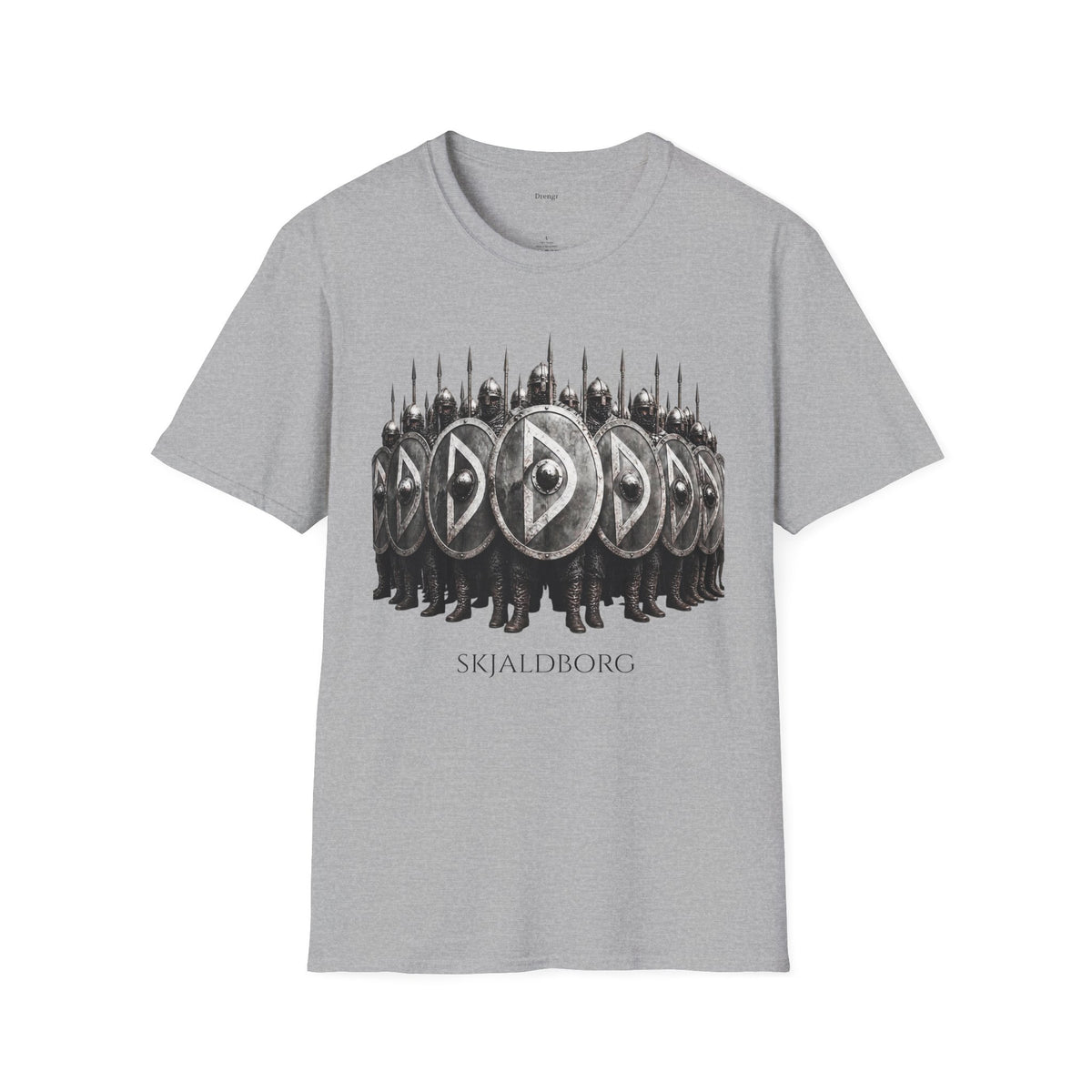Viking Shieldwall T-Shirt | Skjaldborg Norse Warriors Graphic