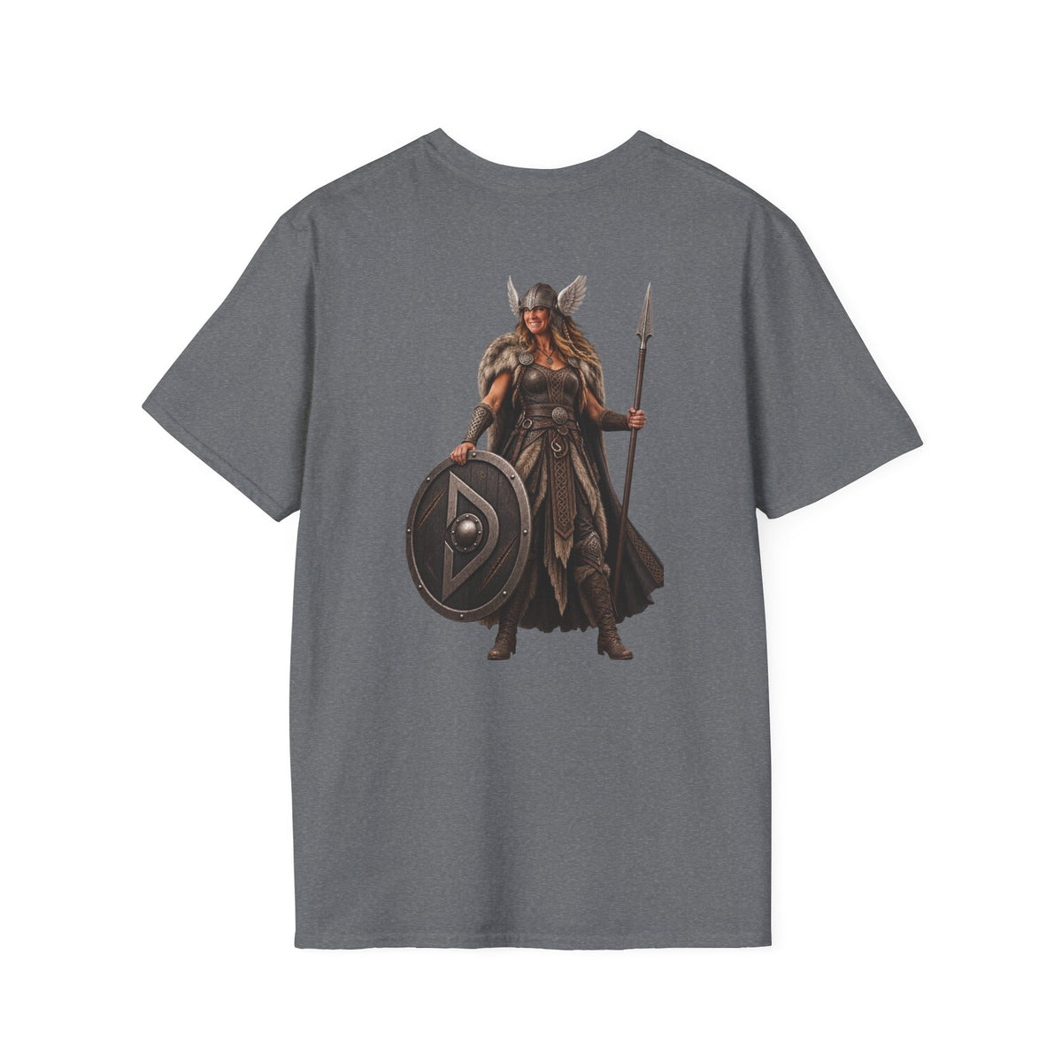Viking Shieldmaiden T-Shirt — Norse Warrior Graphic Tee