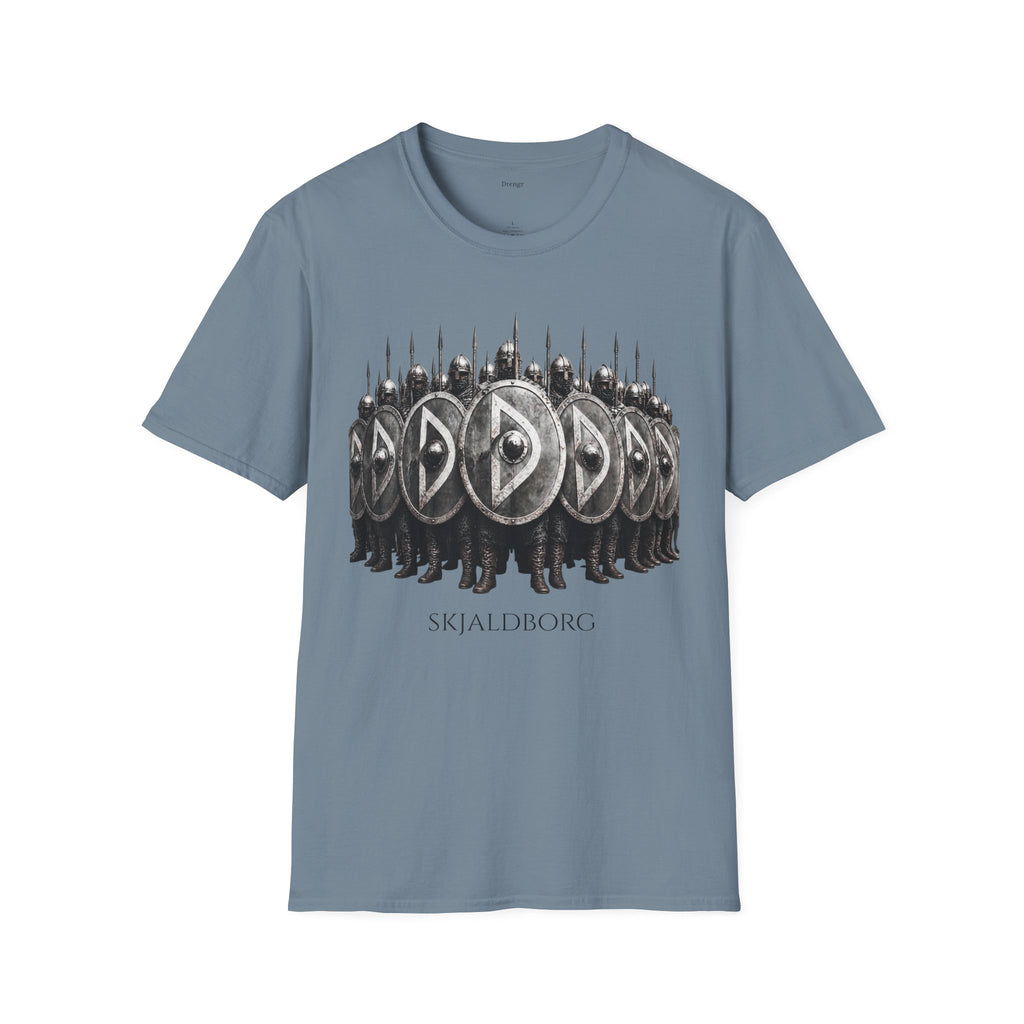Viking Shieldwall T-Shirt | Skjaldborg Norse Warriors Graphic