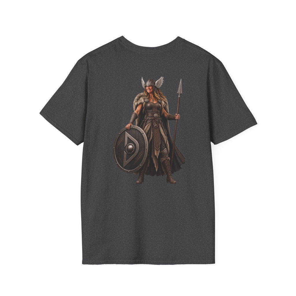 Viking Shieldmaiden T-Shirt — Norse Warrior Graphic Tee