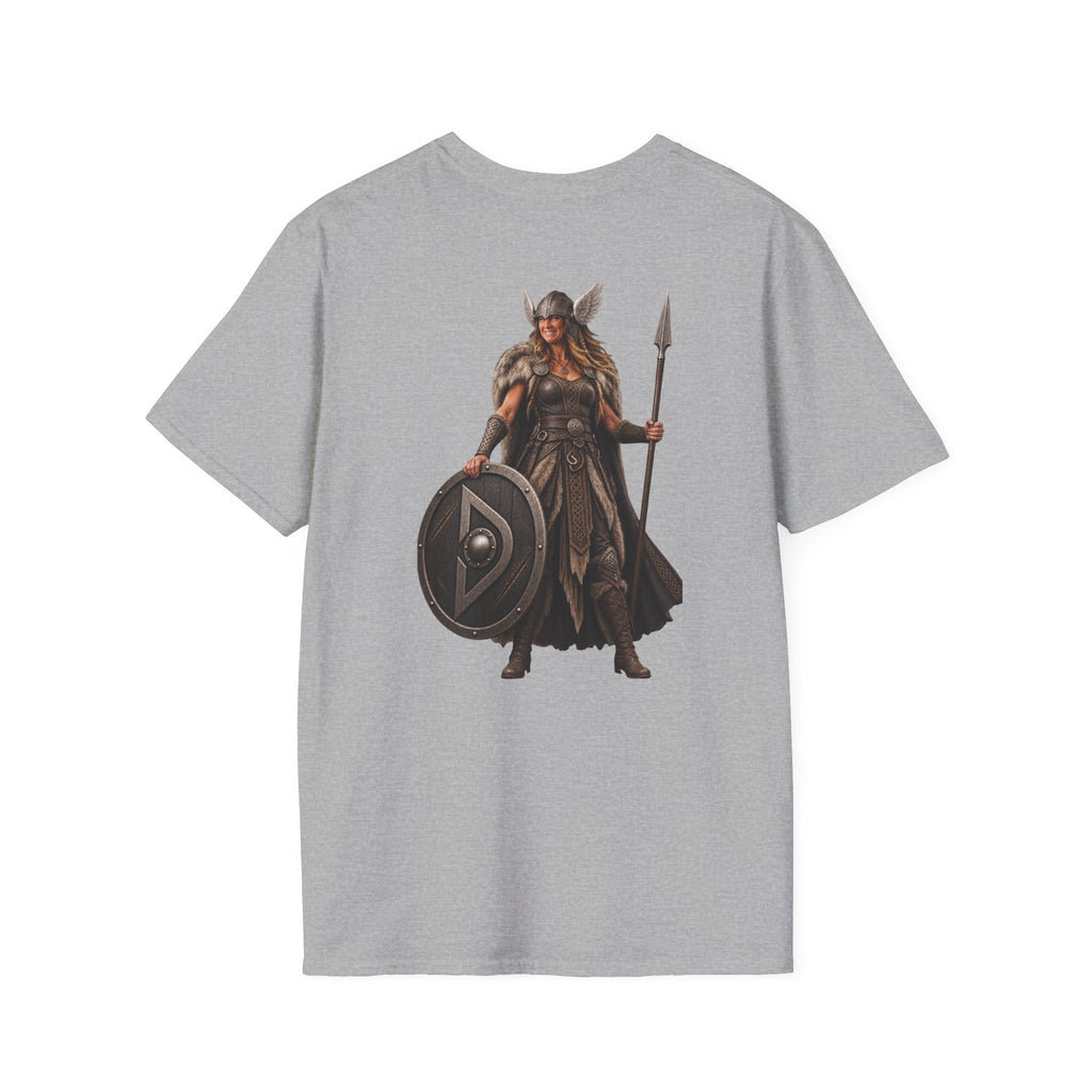 Viking Shieldmaiden T-Shirt — Norse Warrior Graphic Tee