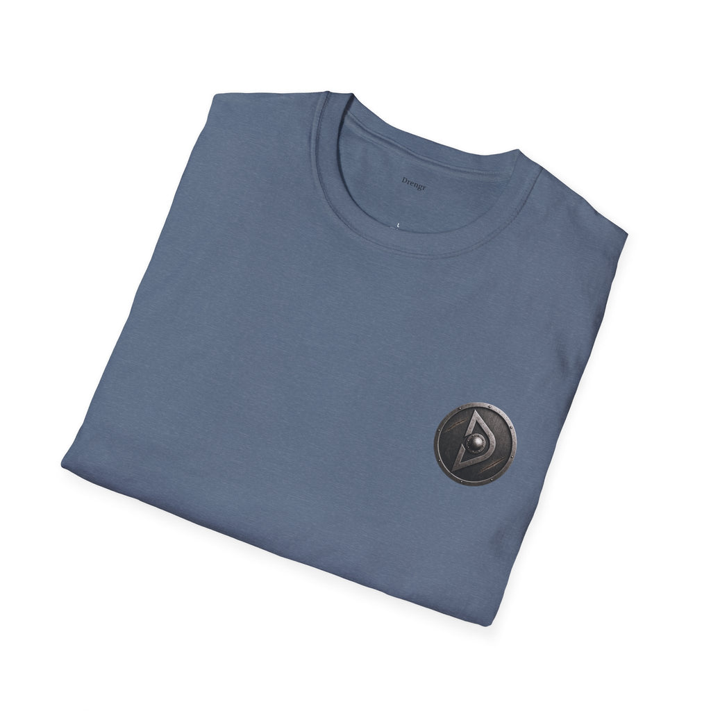 Viking Shieldman T-Shirt — Medieval Warrior Graphic Tee