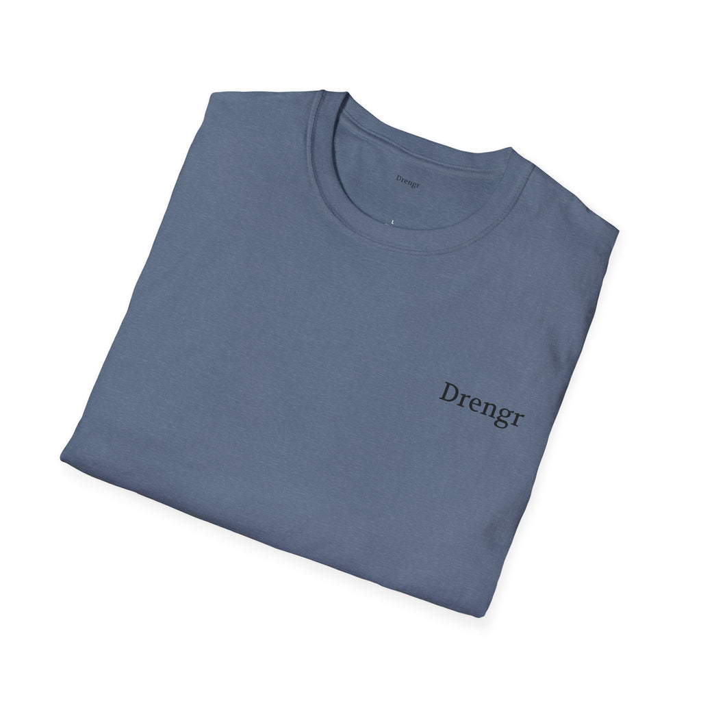 Viking Shield Logo T-Shirt | Norse Drengr Emblem Shirt