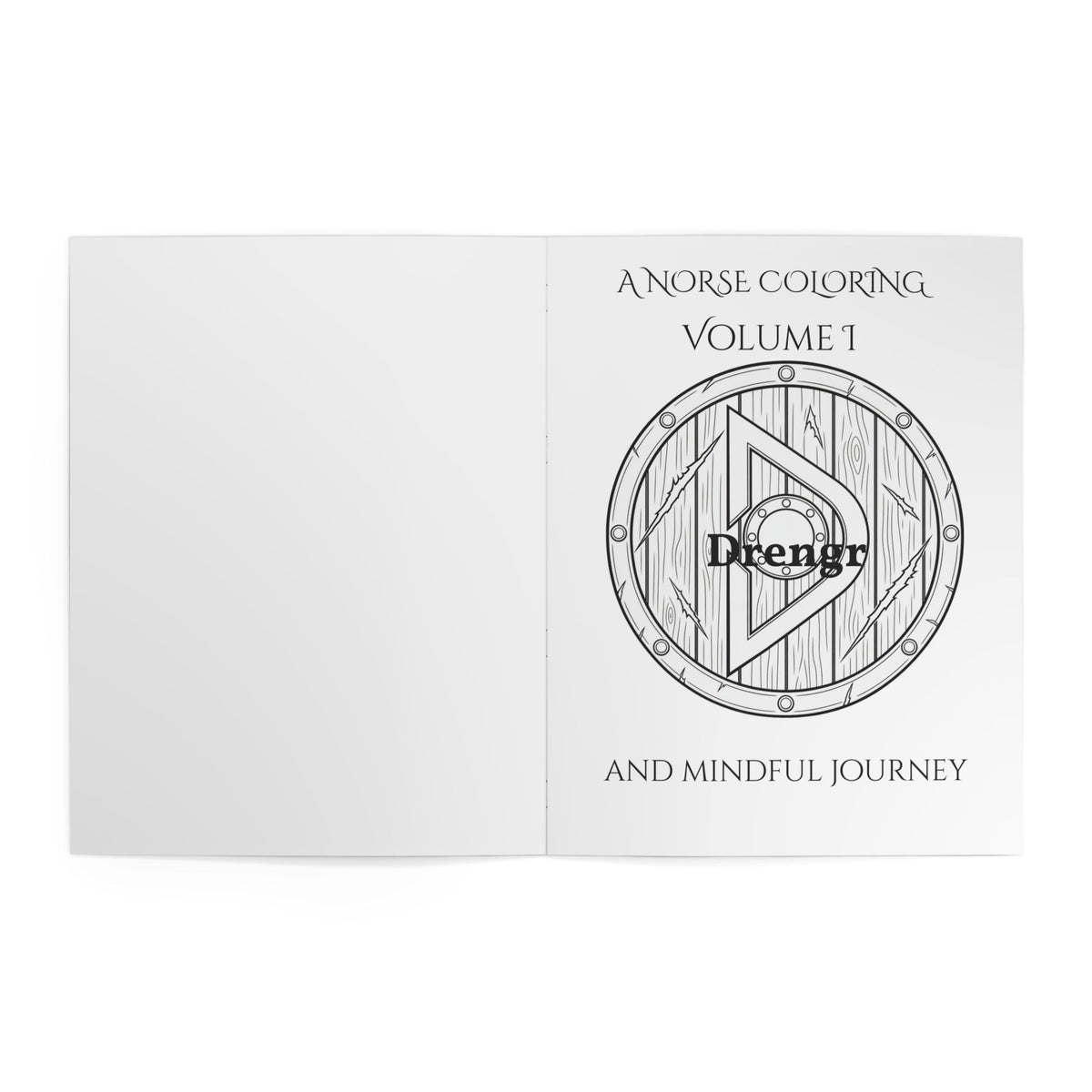 Viking Warrior Coloring Book