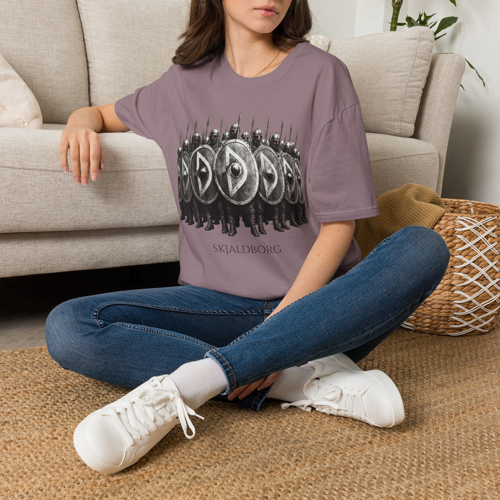 Viking Shieldwall T-Shirt | Skjaldborg Norse Warriors Graphic