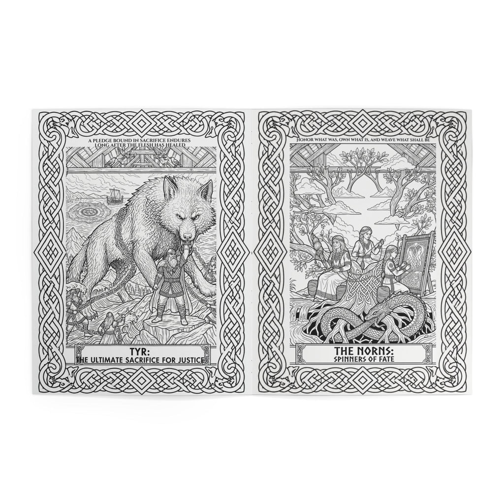 Viking Warrior Coloring Book