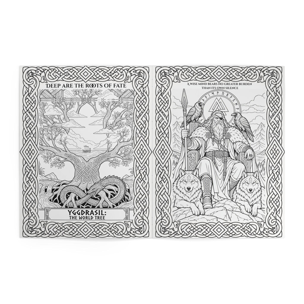 Viking Warrior Coloring Book