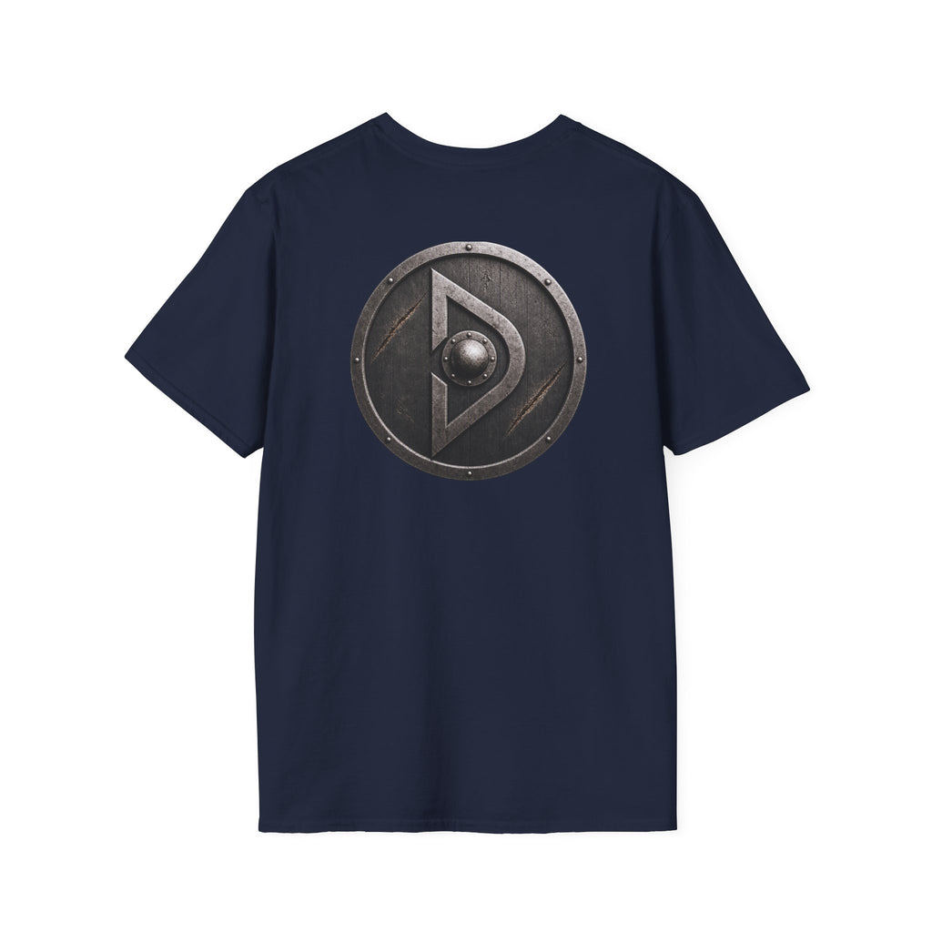 Viking Shield Logo T-Shirt | Norse Drengr Emblem Shirt