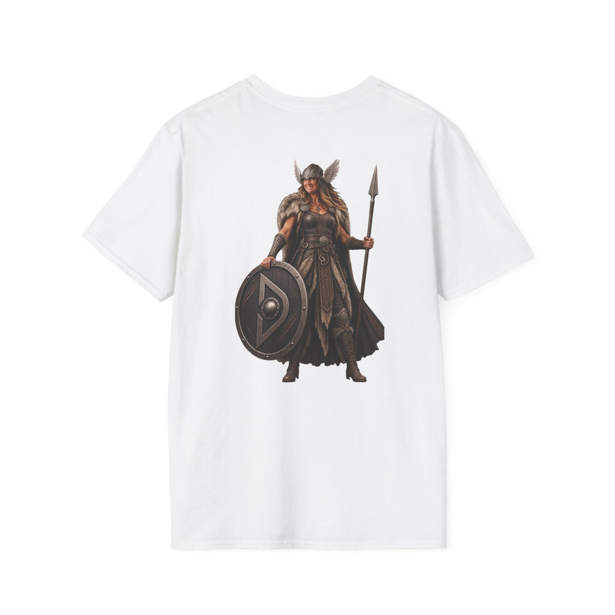 Viking Shieldmaiden T-Shirt — Norse Warrior Graphic Tee