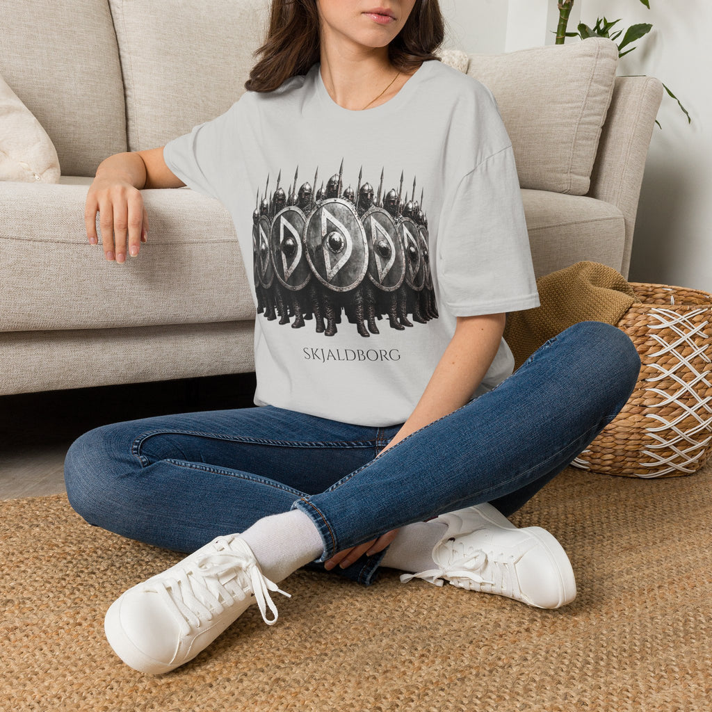 Viking Shieldwall T-Shirt | Skjaldborg Norse Warriors Graphic