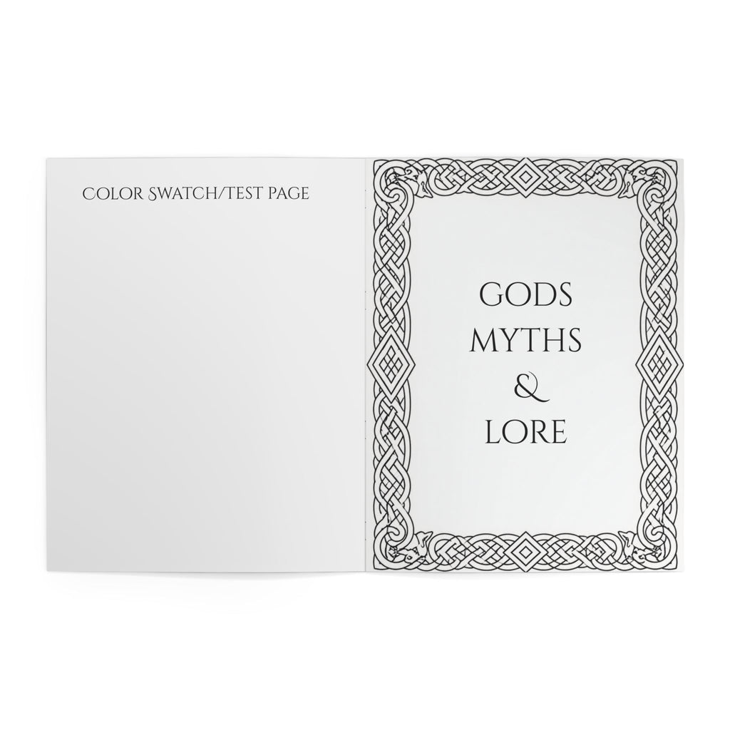 Viking Warrior Coloring Book