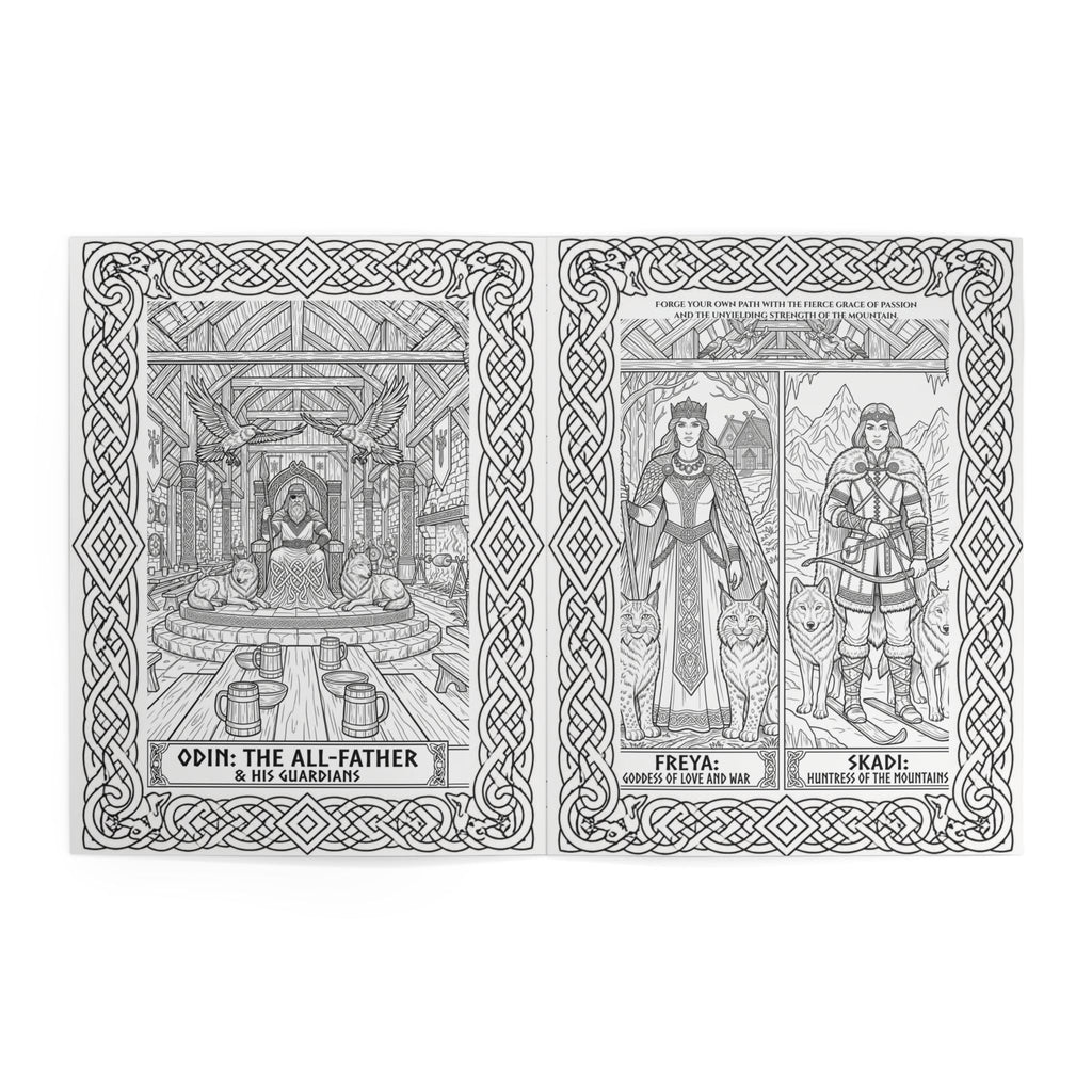 Viking Warrior Coloring Book