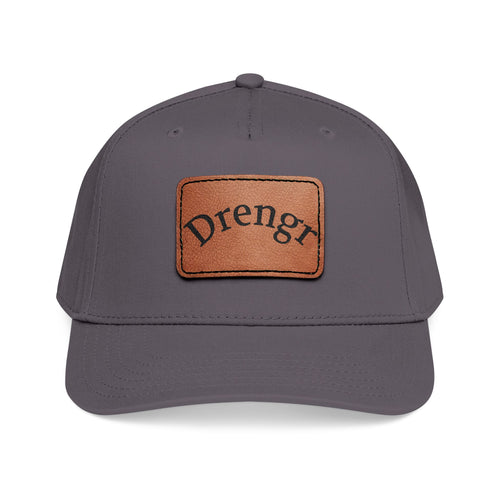 Drengr Leather Patch Baseball Cap | Rustic Viking-Inspired Design